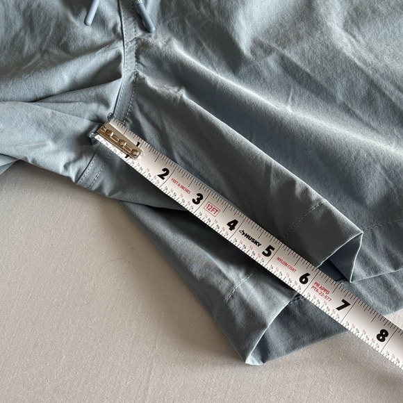 J Crew Tech Dock Shorts Mens M Blue 6" Inseam Drawstring Casual Preppy Golf Blue - Picture 12 of 12